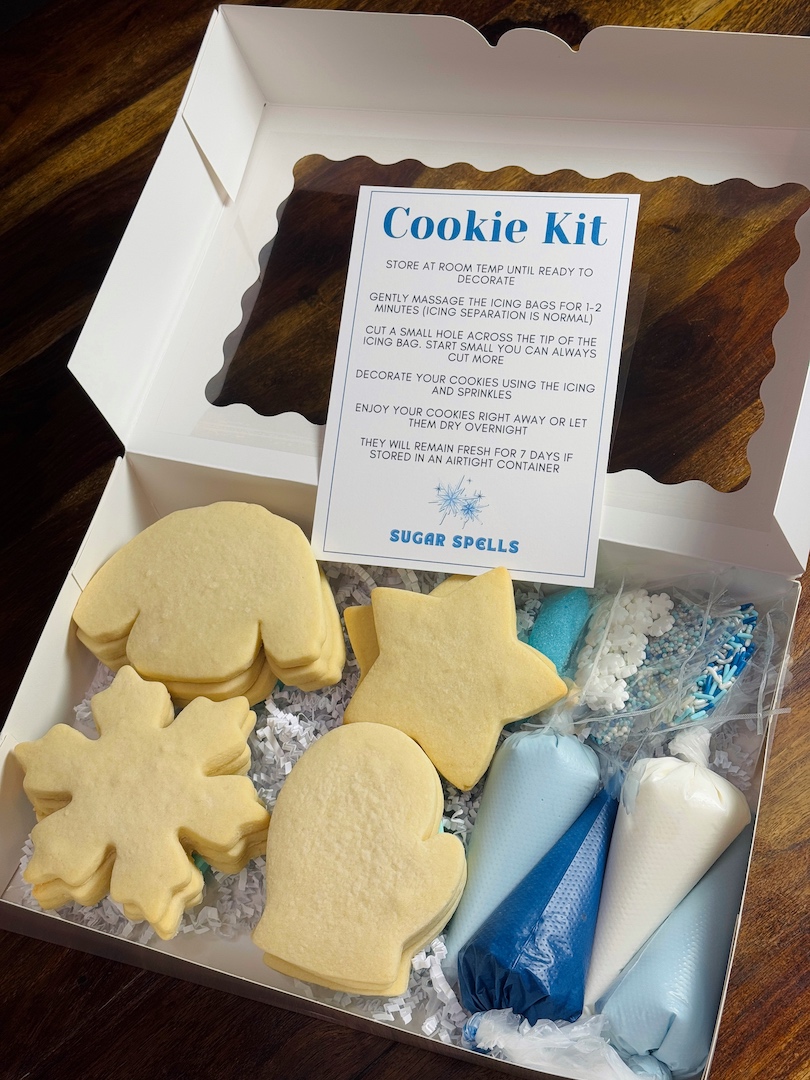winter cookie kit sugar spells baking