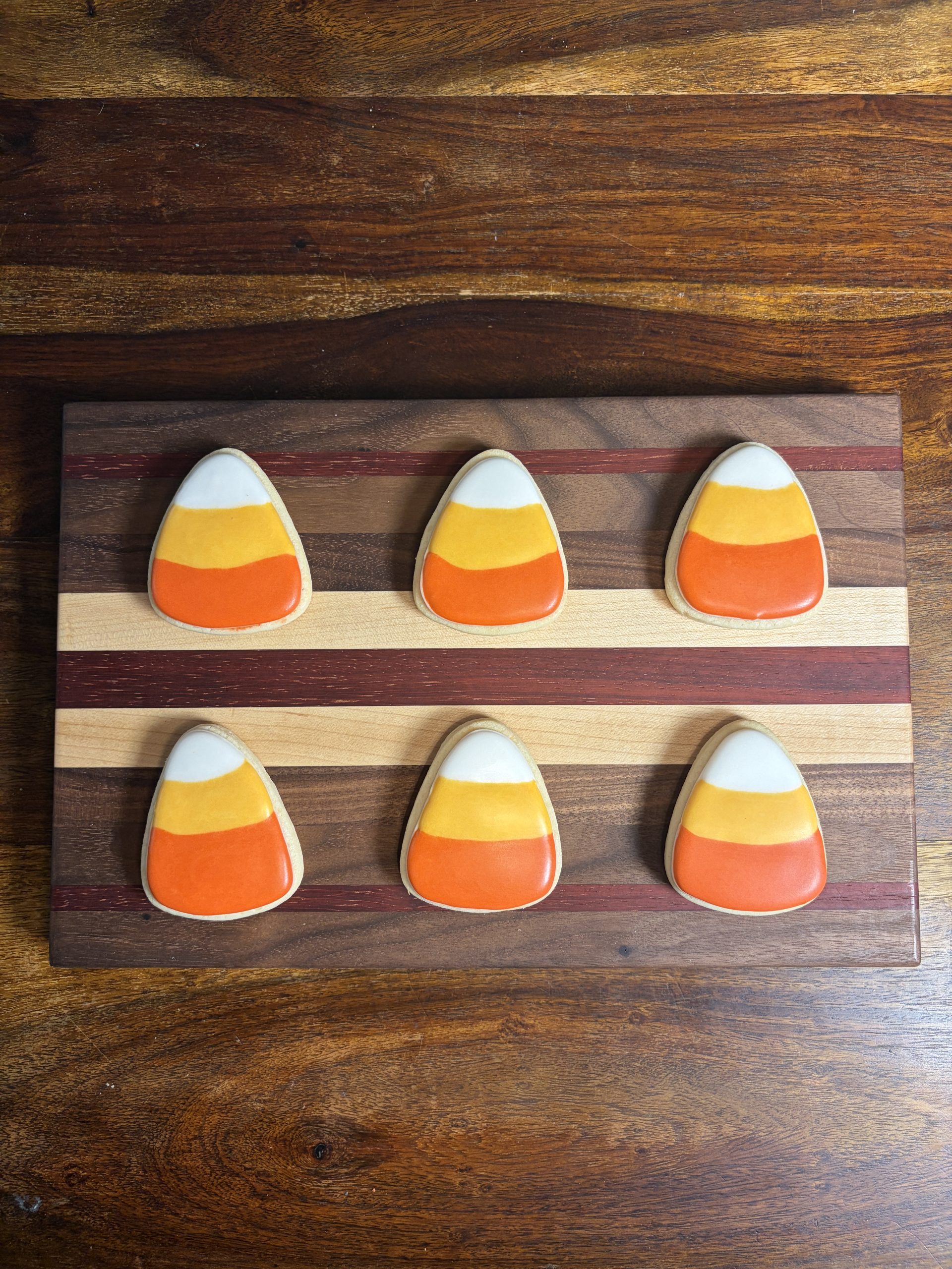 Halloween Sugar Cookies - Candy Corn Mini