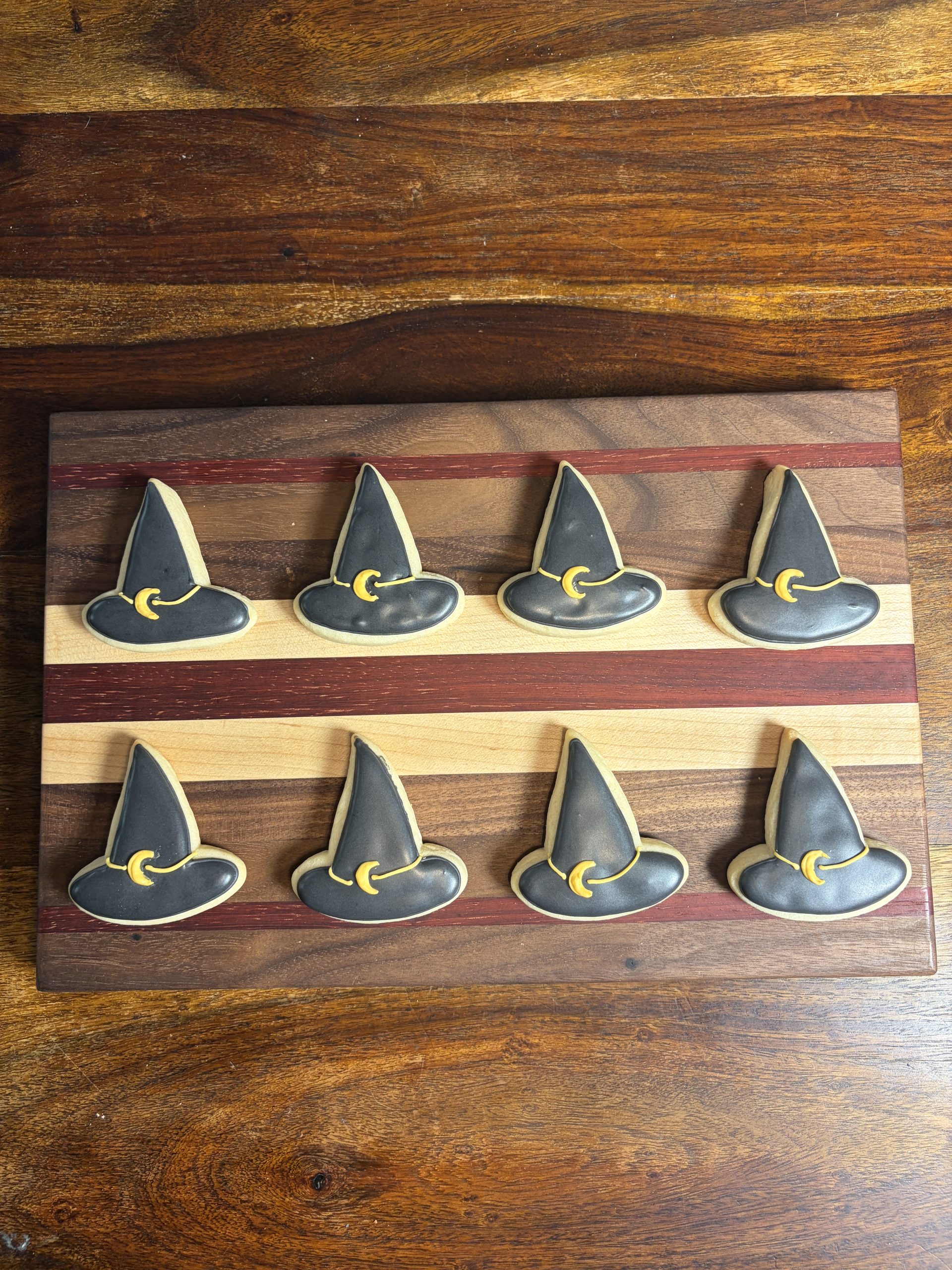 Halloween Sugar Cookies - Black with hat Mini